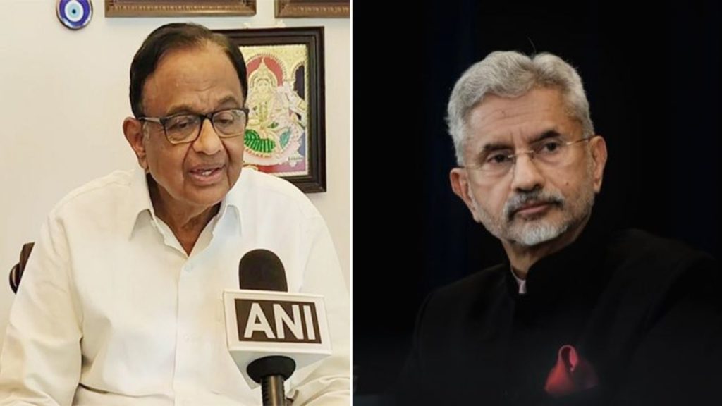 P Chidambaram Takes Aim at S Jaishankar Over Katchatheevu Dispute